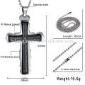 Cheap stainless steel modern gothic cross pendant for man